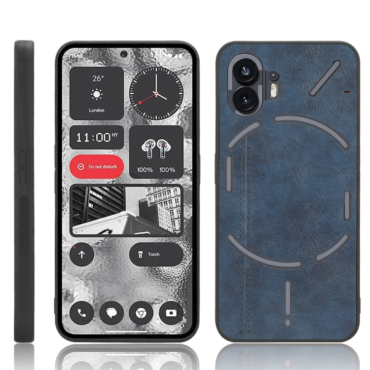 PU Leather Sewing Back Cover Phone Case - For Nothing Phone 2 / 2a / 3a / 3a Pro / CMF Phone 1