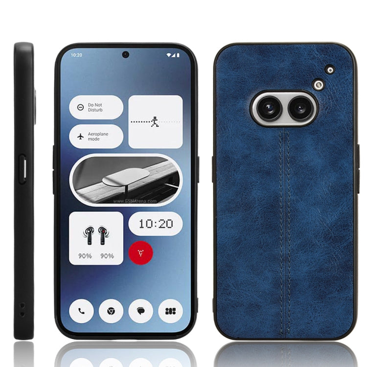PU Leather Sewing Back Cover Phone Case - For Nothing Phone 2 / 2a / 3a / 3a Pro / CMF Phone 1