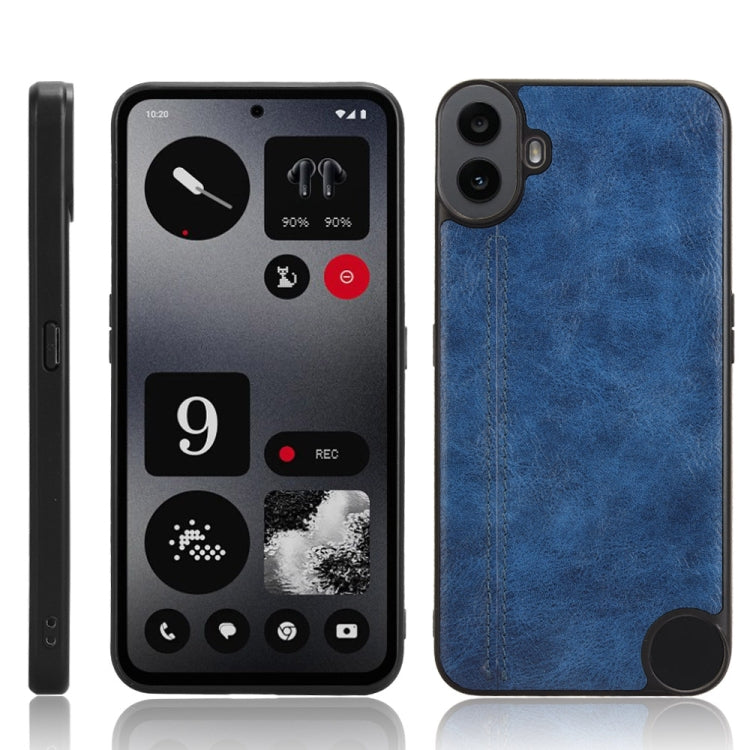 PU Leather Sewing Back Cover Phone Case - For Nothing Phone 2 / 2a / 3a / 3a Pro / CMF Phone 1