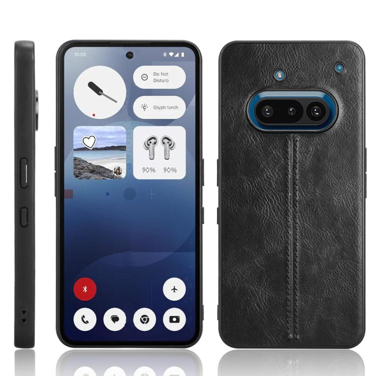 PU Leather Sewing Back Cover Phone Case - For Nothing Phone 2 / 2a / 3a / 3a Pro / CMF Phone 1