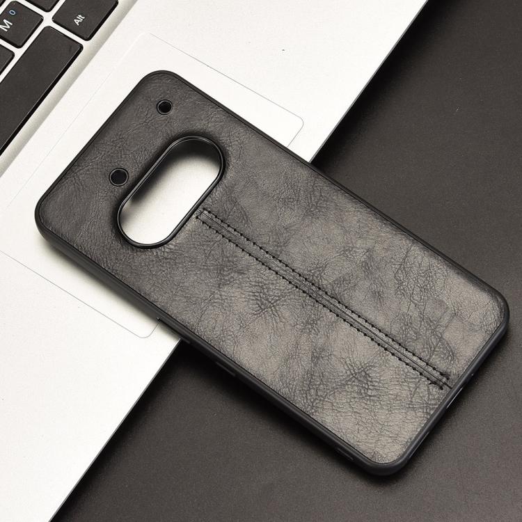 PU Leather Sewing Back Cover Phone Case - For Nothing Phone 2 / 2a / 3a / 3a Pro / CMF Phone 1
