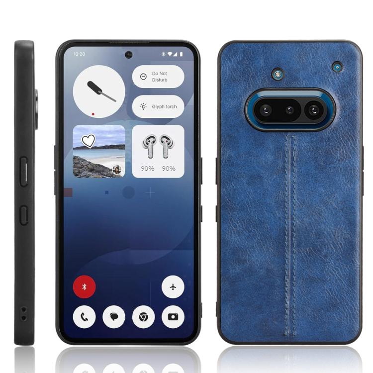 PU Leather Sewing Back Cover Phone Case - For Nothing Phone 2 / 2a / 3a / 3a Pro / CMF Phone 1