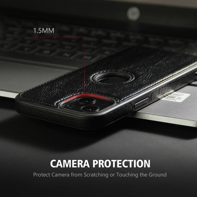 PU Leather Texture Stitching Phone Case - For iPhone 15 Pro - MosAccessories