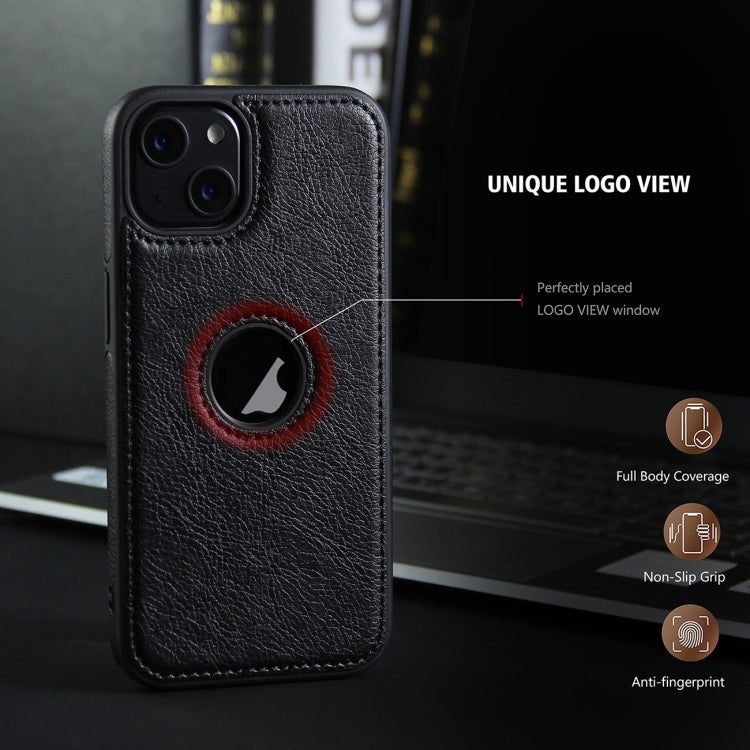 PU Leather Texture Stitching Phone Case - For iPhone 15 Pro - MosAccessories