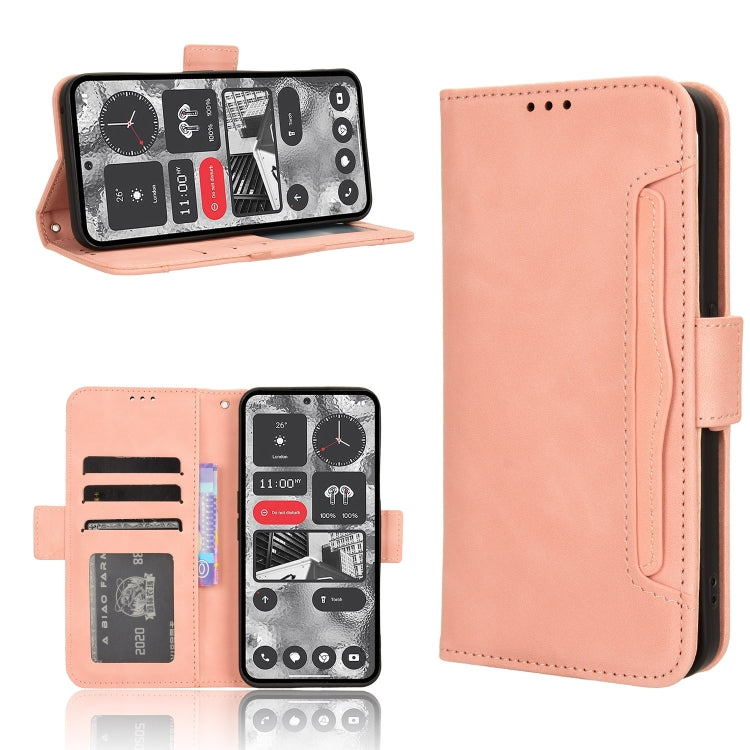 Skin Feel Calf Texture Card Slots PU Leather Phone Case - For Nothing Phone (2) / (2a) / CMF Phone 1