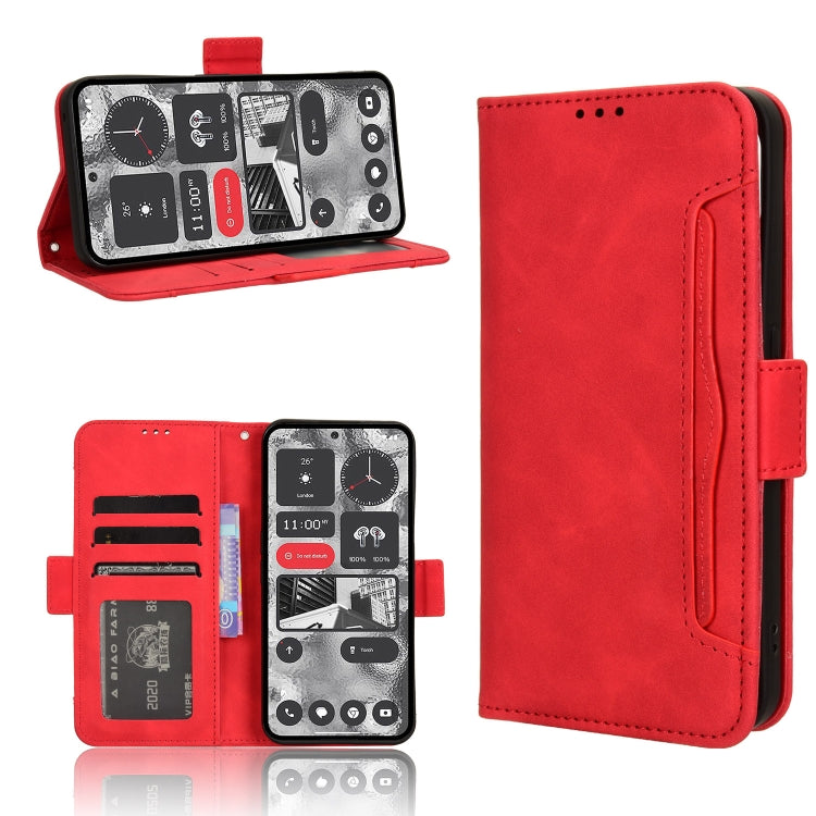 Skin Feel Calf Texture Card Slots PU Leather Phone Case - For Nothing Phone (2) / (2a) / CMF Phone 1