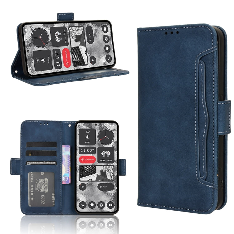Skin Feel Calf Texture Card Slots PU Leather Phone Case - For Nothing Phone (2) / (2a) / CMF Phone 1