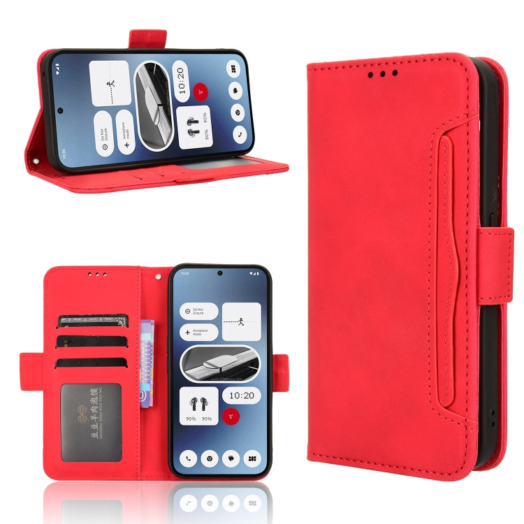 Skin Feel Calf Texture Card Slots PU Leather Phone Case - For Nothing Phone (2) / (2a) / CMF Phone 1