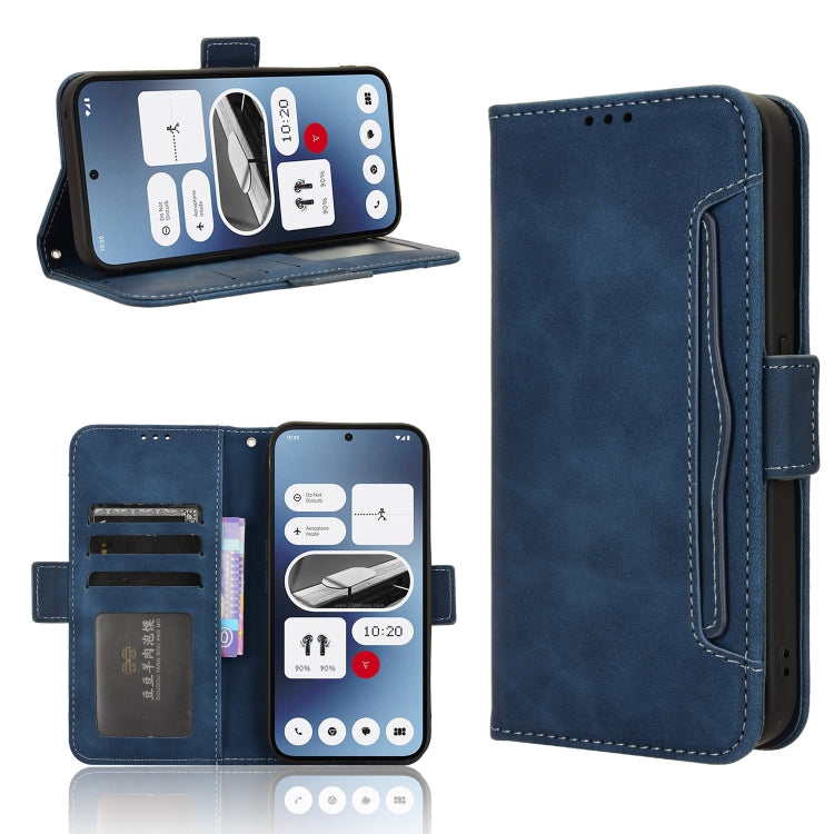 Skin Feel Calf Texture Card Slots PU Leather Phone Case - For Nothing Phone (2) / (2a) / CMF Phone 1