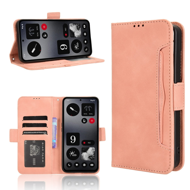 Skin Feel Calf Texture Card Slots PU Leather Phone Case - For Nothing Phone (2) / (2a) / CMF Phone 1