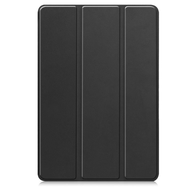 Custer 3-folding Holder TPU Smart PU Leather Tablet Case - For Samsung Galaxy Tab S10 FE+ / A9+