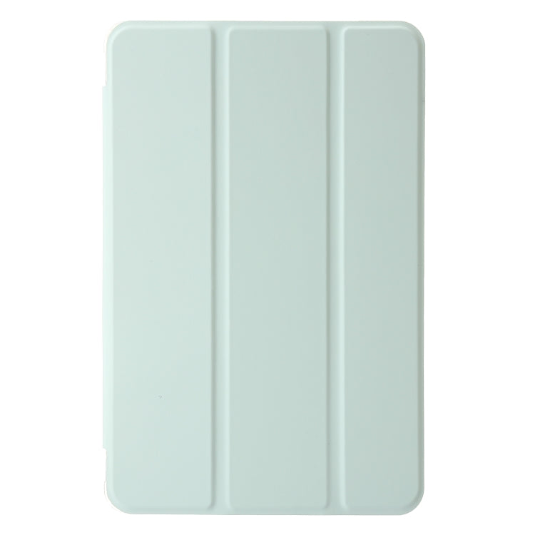3-Fold Clear Acrylic PU Leather Tablet Case - For Samsung Galaxy Tab A9 / A9+ / S9 Ultra / S8 Ultra