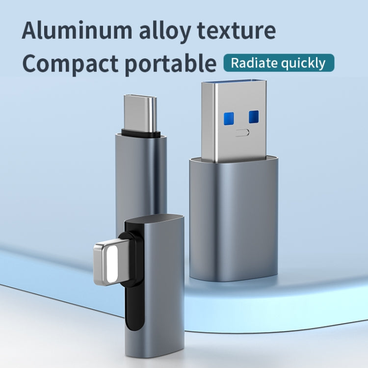 60W USB-A Male to USB-C/Type-C Female Charging Transfer Adapter - MosAccessories.co.uk