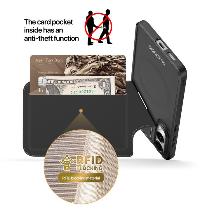 Dux Ducis Rafi II Series MagSafe Magnetic Holder RFID Phone Case - For Samsung Galaxy S25 Series / S24 / S24 Ultra