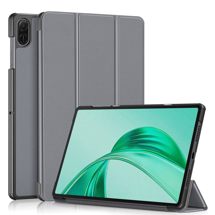 Custer Pure Colour 3-Fold PU Leather Tablet Case - For Honor Pad X9a / V9 / X8a / 9