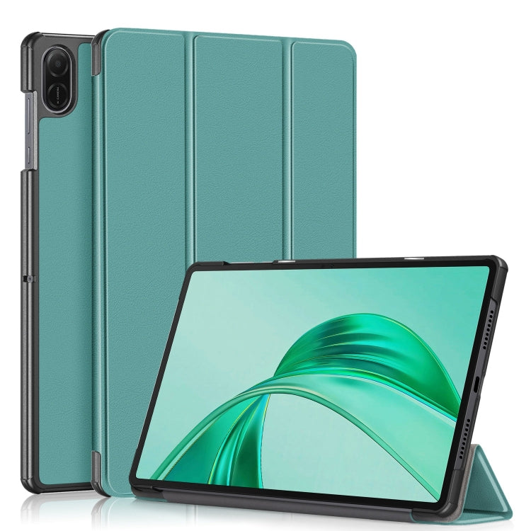 Custer Pure Colour 3-Fold PU Leather Tablet Case - For Honor Pad X9a / V9 / X8a / 9