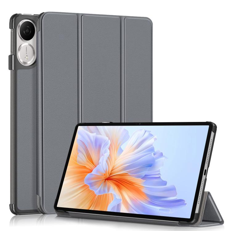 Custer Pure Colour 3-Fold PU Leather Tablet Case - For Honor Pad X9a / V9 / X8a / 9