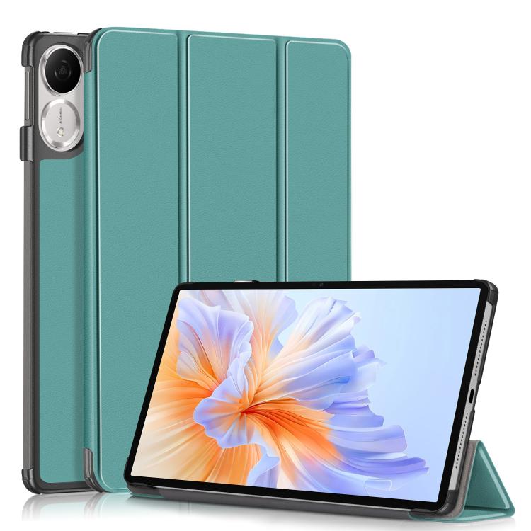 Custer Pure Colour 3-Fold PU Leather Tablet Case - For Honor Pad X9a / V9 / X8a / 9