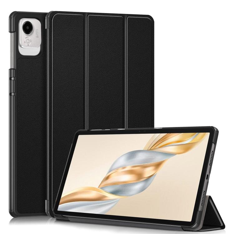 Custer Pure Colour 3-Fold PU Leather Tablet Case - For Honor Pad X9a / V9 / X8a / 9