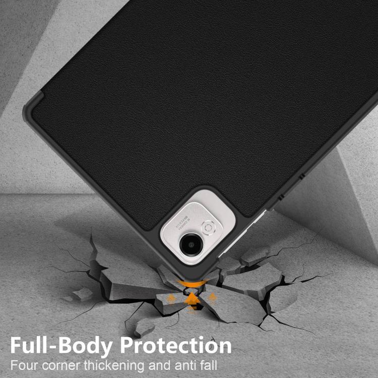 Custer Pure Colour 3-Fold PU Leather Tablet Case - For Honor Pad X9a / V9 / X8a / 9