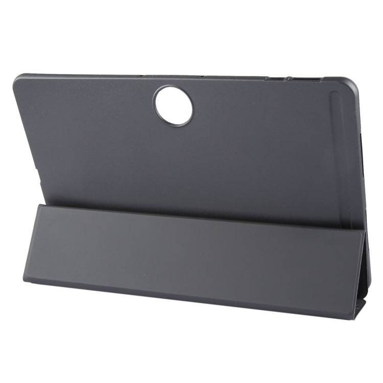 Tri-fold Silicone PU Leather Black Tablet Case - For Honor Pad 9 - MosAccessories.co.uk