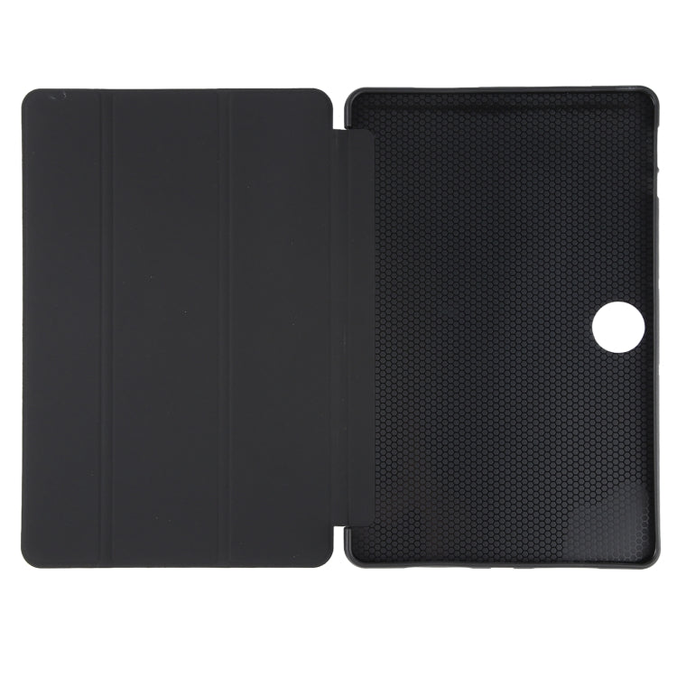 Tri-fold Silicone PU Leather Black Tablet Case - For Honor Pad 9 - MosAccessories.co.uk