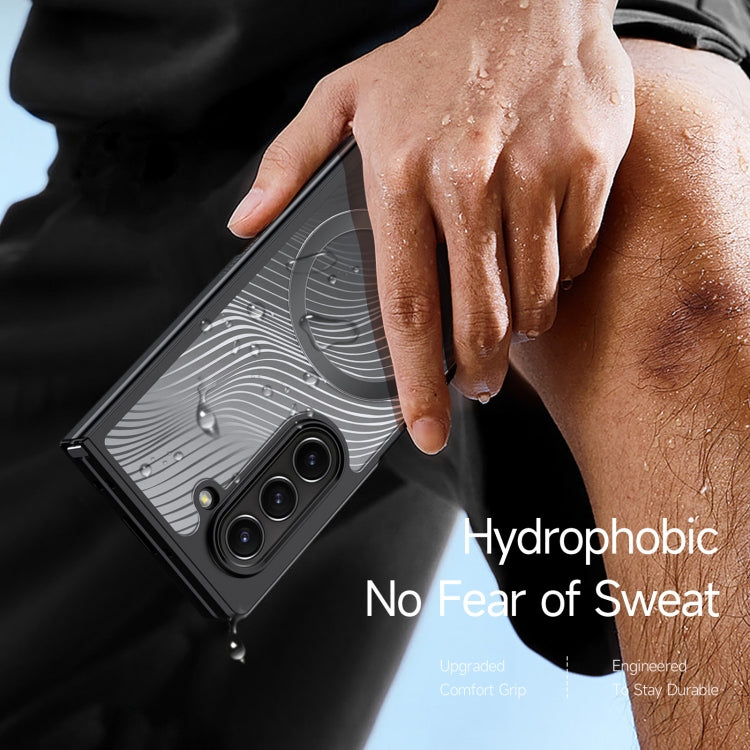 Dux Ducis Aimo Mag Series TPU + PC MagSafe Frosted Feel Black Case - For Samsung Galaxy Z Fold6 - MosAccessories.co.uk