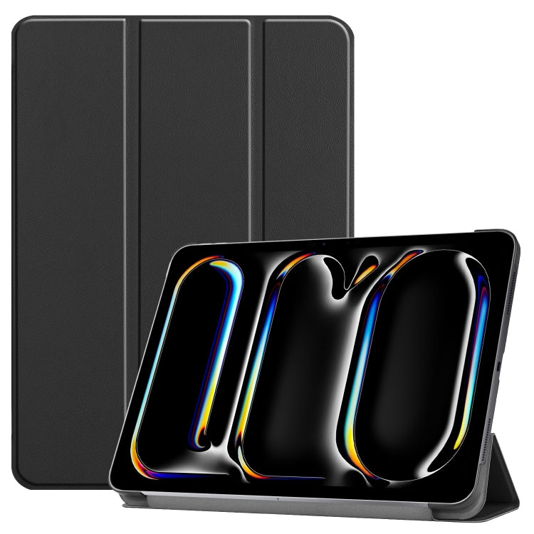 Custer Pure Colour 3-Fold Holder Smart PU Leather Tablet Case - For iPad Pro 13 (2025/24) / iPad Air 13 (2025/24)