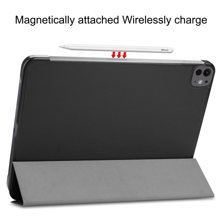 Custer Pure Colour 3-Fold Holder Smart PU Leather Tablet Case - For iPad Pro 13 (2025/24) / iPad Air 13 (2025/24)