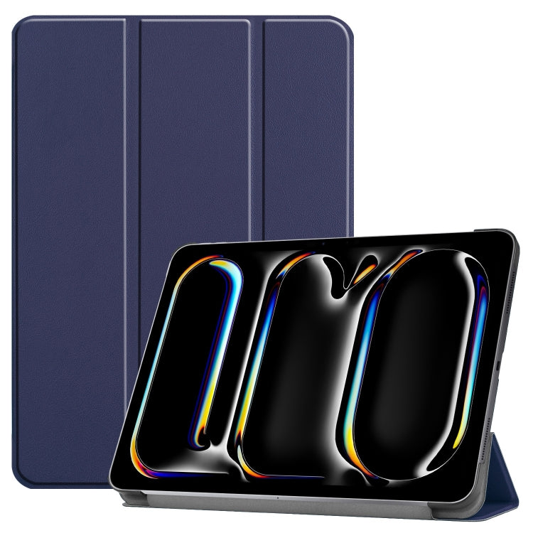 Custer Pure Colour 3-Fold Holder Smart PU Leather Tablet Case - For iPad Pro 13 (2025/24) / iPad Air 13 (2025/24)