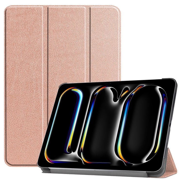 Custer Pure Colour 3-Fold Holder Smart PU Leather Tablet Case - For iPad Pro 13 (2025/24) / iPad Air 13 (2025/24)