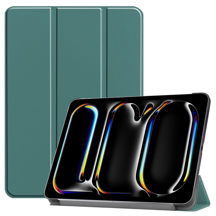 Custer Pure Colour 3-Fold Holder Smart PU Leather Tablet Case - For iPad Pro 13 (2025/24) / iPad Air 13 (2025/24)