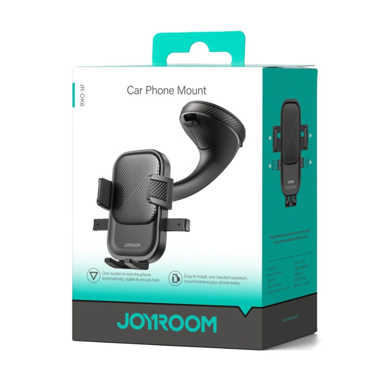 JOYROOM JR-OK6 Car Windshield Black Phone Holder - MosAccessories.co.uk