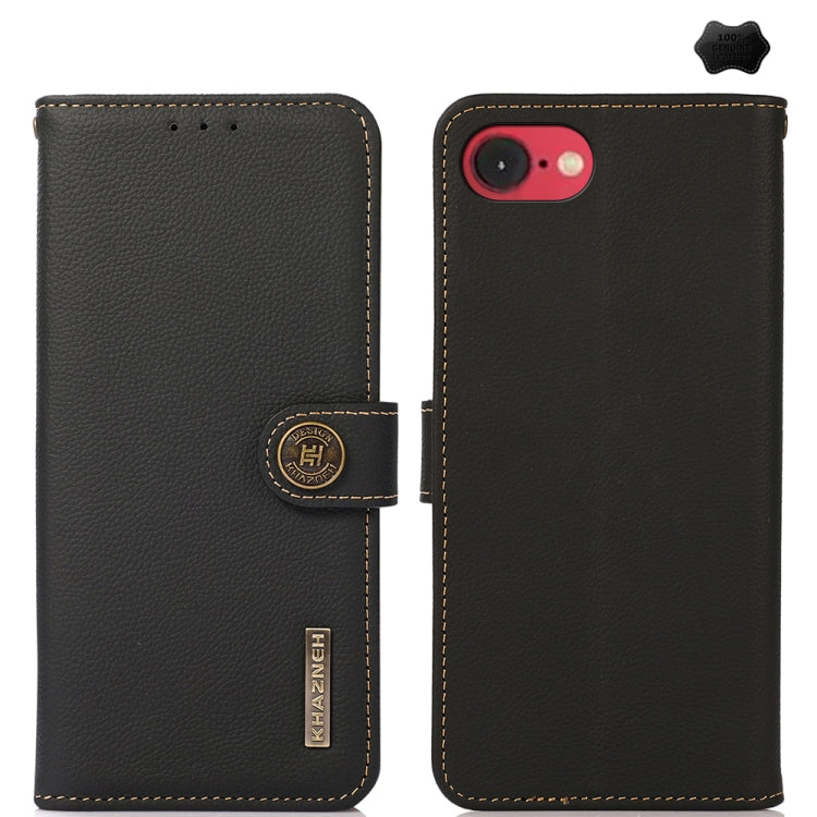 KHAZNEH Custer Genuine Leather RFID Phone Case - For iPhone 17 & 16 Series