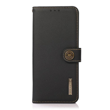 KHAZNEH Custer Genuine Leather RFID Phone Case - For iPhone 17 & 16 Series