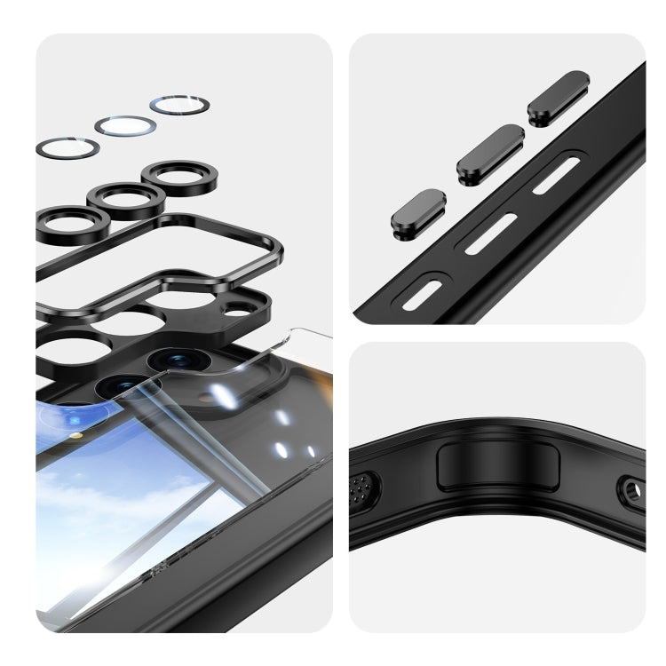 Acrylic Hybrid TPU Armor Shockproof Phone Case - For Samsung Galaxy S23 / S23+