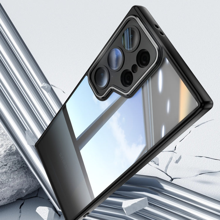 Acrylic Hybrid TPU Armor Shockproof Phone Case - For Samsung Galaxy S25 Ultra / S24 FE / S24 Ultra