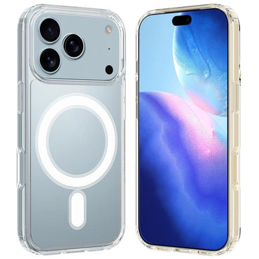 MagSafe Clear Acrylic PC Hybrid TPU Phone Case - For iPhone 17 / 16 Series / Air