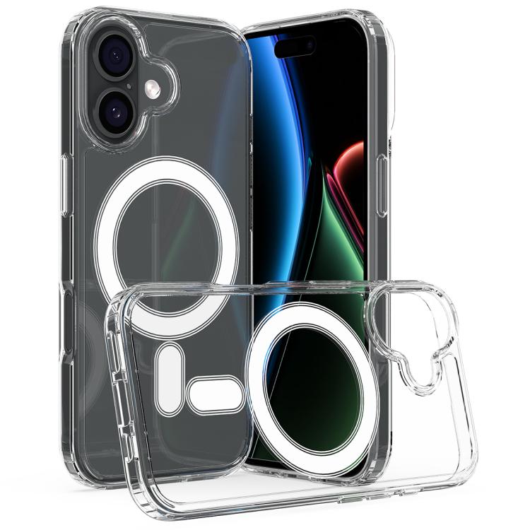 MagSafe Clear Acrylic PC Hybrid TPU Phone Case - For iPhone 17 / 16 Series / Air