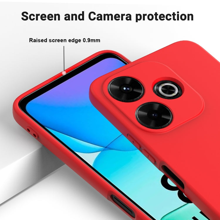 Solid Colour Liquid Silicone Phone Case - For Xiaomi Poco M6 Plus / 14 Civi / Civi 4 Pro / Poco F6