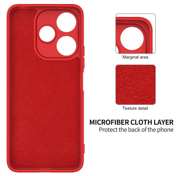 Solid Colour Liquid Silicone Phone Case - For Xiaomi Poco M6 Plus / 14 Civi / Civi 4 Pro / Poco F6