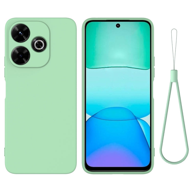 Solid Colour Liquid Silicone Phone Case - For Xiaomi Poco M7 Pro / 15 Pro / 15 / 14T Pro / 14T / Poco M6 4G