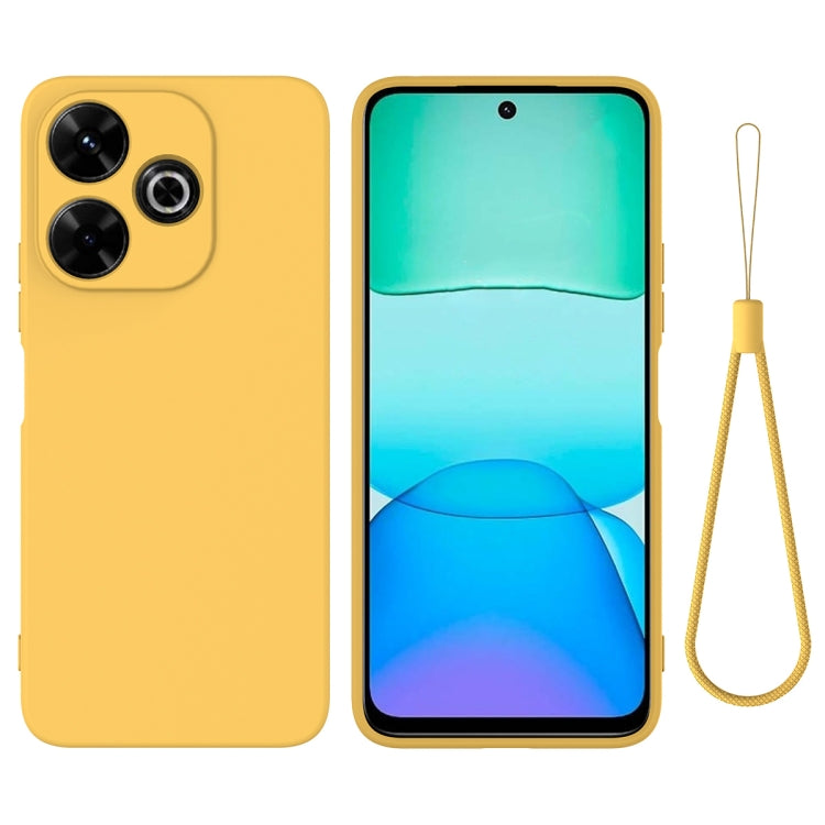 Solid Colour Liquid Silicone Phone Case - For Xiaomi Poco M7 Pro / 15 Pro / 15 / 14T Pro / 14T / Poco M6 4G