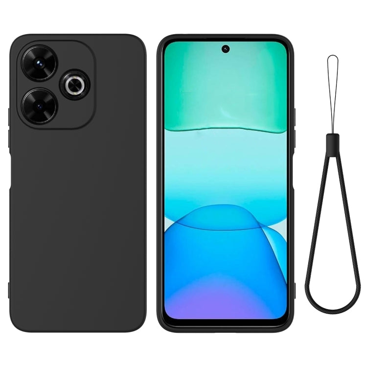 Solid Colour Liquid Silicone Phone Case - For Xiaomi Poco M7 Pro / 15 Pro / 15 / 14T Pro / 14T / Poco M6 4G
