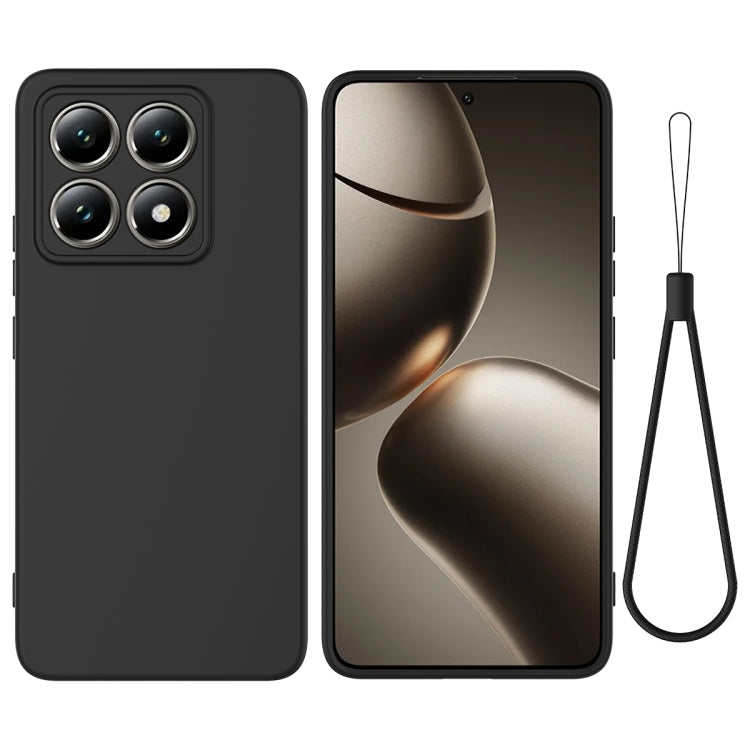 Solid Colour Liquid Silicone Phone Case - For Xiaomi Poco M7 Pro / 15 Pro / 15 / 14T Pro / 14T / Poco M6 4G