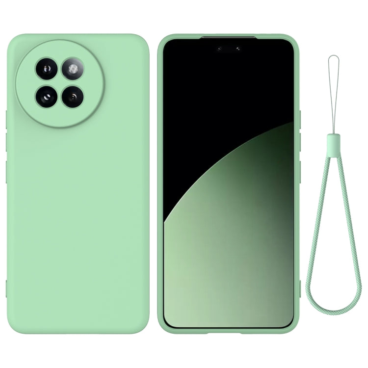 Solid Colour Liquid Silicone Phone Case - For Xiaomi Poco M6 Plus / 14 Civi / Civi 4 Pro / Poco F6