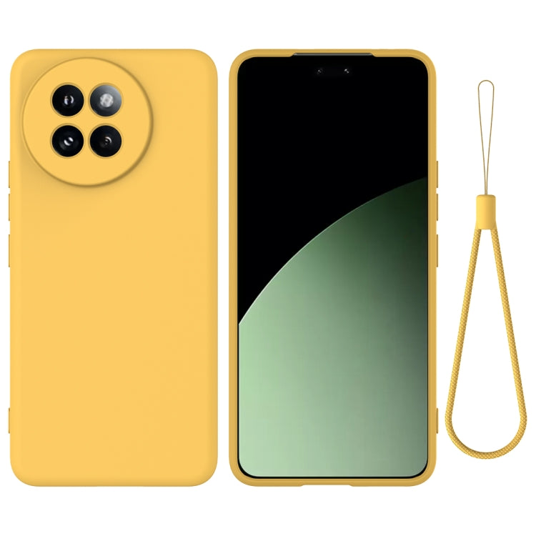 Solid Colour Liquid Silicone Phone Case - For Xiaomi Poco M6 Plus / 14 Civi / Civi 4 Pro / Poco F6