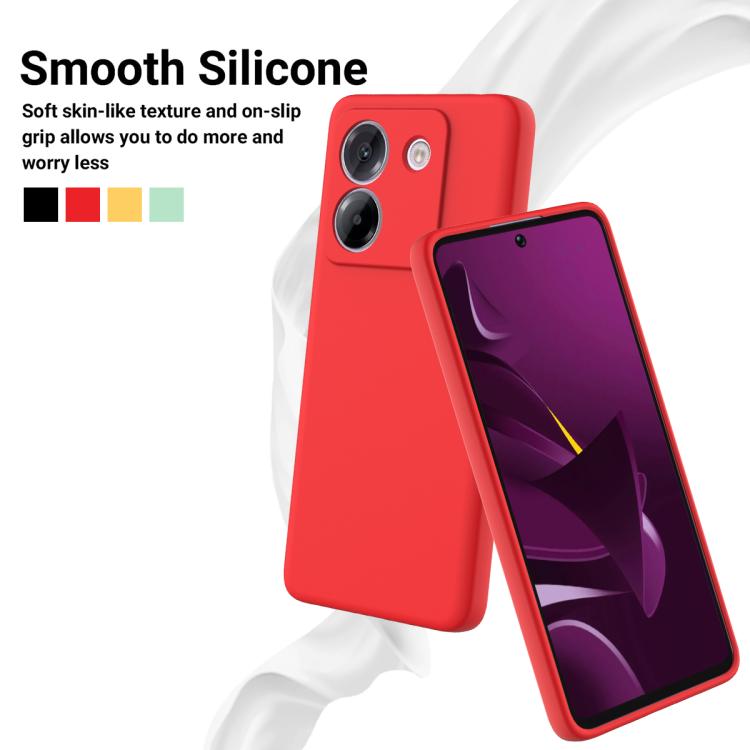 Solid Colour Liquid Silicone Phone Case - For Xiaomi Poco M7 Pro / 15 Pro / 15 / 14T Pro / 14T / Poco M6 4G