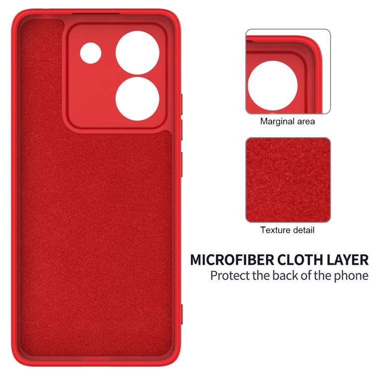 Solid Colour Liquid Silicone Phone Case - For Xiaomi Poco M7 Pro / 15 Pro / 15 / 14T Pro / 14T / Poco M6 4G