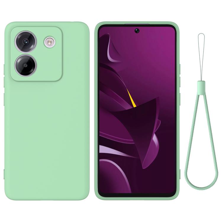Solid Colour Liquid Silicone Phone Case - For Xiaomi Poco M7 Pro / 15 Pro / 15 / 14T Pro / 14T / Poco M6 4G
